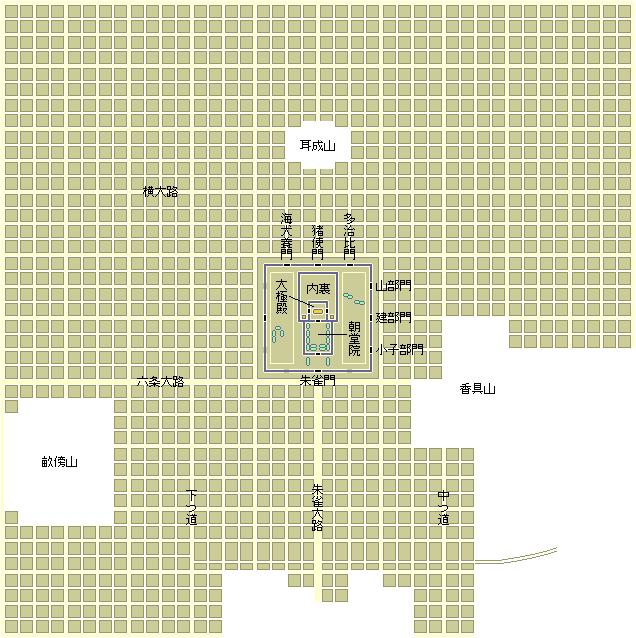 藤原京図 GIF 33K