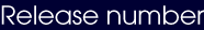 Release number