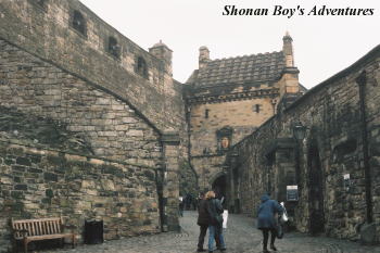 inside Edinburgh Castle