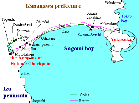map: Hakone