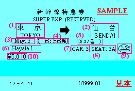 super express ticket reserved